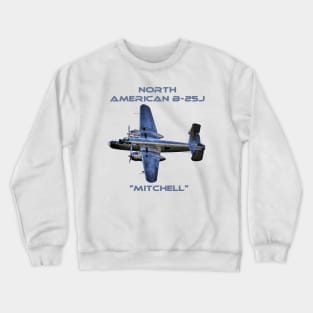 North American B-25J "Mitchell" without Background Crewneck Sweatshirt